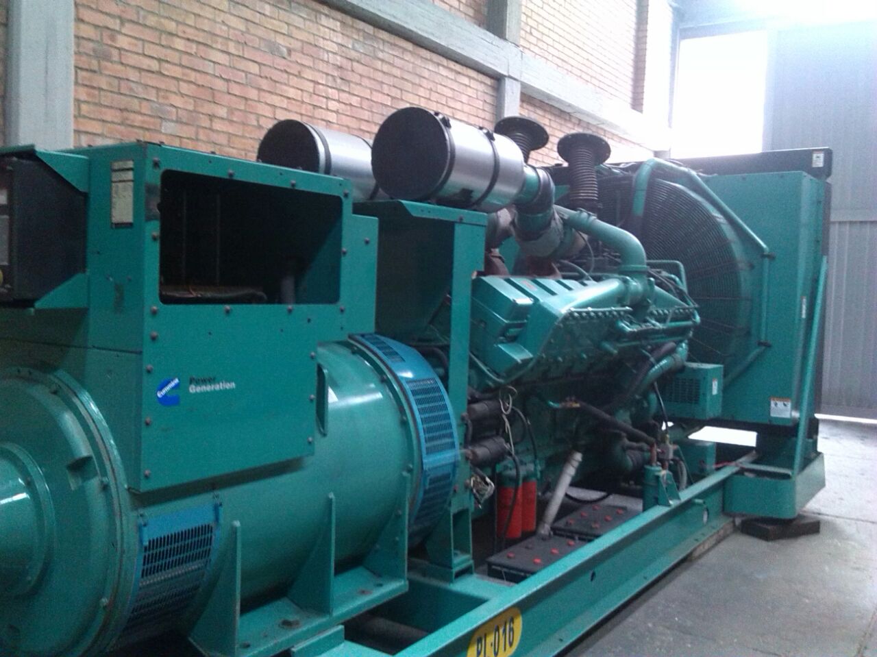 Generador diesel industrial